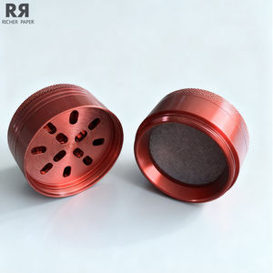 Broyeur d'herbes sèches portable de luxe à 4 couches en alliage d'aluminium, personnalisable avec logo et couleur, marque Richer, durable, vente en gros - Product Image 2