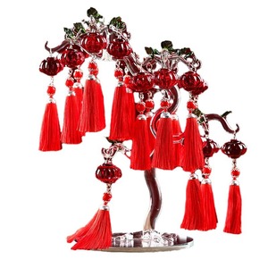 เทียนหูคริสตัลแลนเทิร์นแลนท์จี้ประดับแขวนหลากสีสันสำหรับตกแต่งบ้าน - Product Image 5
