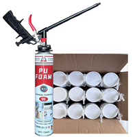 Produits chimiques de pulvérisation de mousse PU de qualité supérieure Remplisseur de trou de remplissage d'écart liquide 750ml Mousse de polyuréthane en expansion