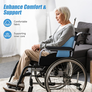 Surewalhome เบาะรองหลังด้านข้างสำหรับเบาะรองนั่งด้านข้าง<span class=keywords><strong>สำหรับ</strong></span>รถเข็น<span class=keywords><strong>คน</strong></span>พิการแผ่นรองด้านข้าง<span class=keywords><strong>สำหรับ</strong></span><span class=keywords><strong>คน</strong></span>ที่ไม่สามารถนั่งตัวตรงได้ - Product Image 3