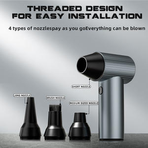 X7 TikTok Wiederaufladbarer Mini Turbo Jet Fan Leistungsstarker Gebläse mit 130.000 U/min Hochgeschwindigkeits-Kanalventilator Kica <span class=keywords><strong>2</strong></span> Massagepistole - Product Image 4