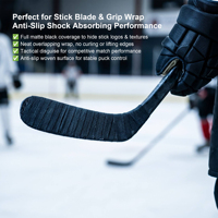 Ruban de hockey de haute qualité, imperméable et résistant au froid, 68 brins en poly-coton, anti-abrasion, pour le hockey sur glace