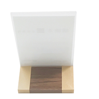 Expositor de Tarjetas de Visita/Archivos de Acrílico Personalizado, Impermeable, de Alta Resolución, Reciclable, con Superficie Brillante, para Escritorio