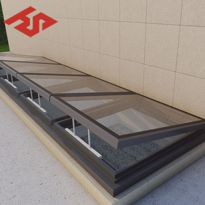 Электрический автоматический складной алюминиевый люк на крышу, складное металлическое стеклянное покрытие для крыши, люк для дома - Product Image 2