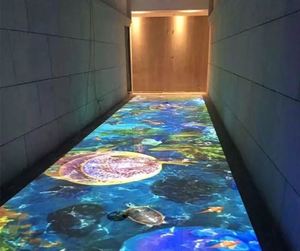 Système de projection interactive au sol pour aire de jeux intérieure, projecteur publicitaire holographique 3D avec capteur de mouvement, 2x3m+2x6m 1024x768 - Product Image 6