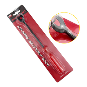 Outil de démontage de clips de sellerie automobile 6 pouces, levier de déclenchement rapide pour panneaux de porte de voiture, poignée antidérapante rouge, outil manuel de retrait de rivets en plastique - Product Image 2