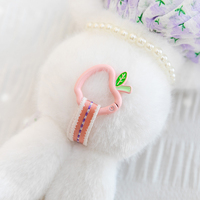 En gros, Peluche Lapin Multi-Styles Habillée avec Jupe en Dentelle et Nœud, et Ours en Peluche Moelleux Assis, pour Décoration de Chambre et Cadeau d'Anniversaire pour Filles