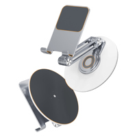 Support de tablette portable réglable à 360 degrés, lavable, flexible, adapté à tous les téléphones et tablettes