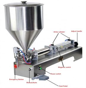 Machine de remplissage pour confiture, sauce, crème, miel, nanguent, dentifrice, nouveau modèle, prix d'usine, - Product Image 6