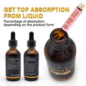 Vitamine B12 Gouttes Liquides Vegan Health Nutrition Complément Sublingual Energy Metabolism Support Organic Private Label B12 Drops - Product Image 5