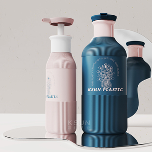 Chai dầu gội nhựa <span class=keywords><strong>300ml</strong></span> màu hồng, chất liệu PE, số lượng đặt hàng tối thiểu thấp, có sẵn trong kho - Product Image 5