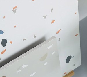 Hiện Đại Tối Giản <span class=keywords><strong>600</strong></span>*600Mm Terrazzo Ban Công Nhà Bếp Không Tráng Men Gốm Terrazzo Tầng Phòng Tắm Mộc Mạc Slate Gạch - Product Image 5
