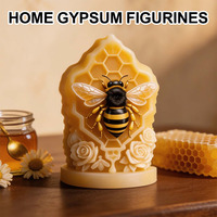 Bienenwaben-Kerzenform, Blumen-Zylinder-Silikonformen für Harz, Kerzen, Seife, Wachs, Bienenwachs, einzigartige Epoxidharz-Gießformen, Tonformen