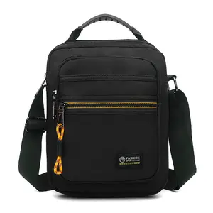 Milefar Original vente en gros nouveau design carré étudiant hommes oxford quotidien téléphone messager épaule sac à bandoulière avec logo personnalisé