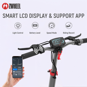 Scooter Eléctrico de Aluminio de Alta Velocidad de 1200 W para Adultos |   Neumáticos de Vacío de 10 Pulgadas, Diseño Plegable e Impermeable, Neumático Ancho Estable D3 de Rápida Respuesta - Product Image 3