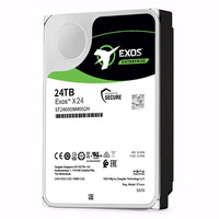 Disque dur interne SATA de classe entreprise neuf pour NAS, 24 To, rempli d'hélium, 7200 tr/min, pour ST24000NM002H