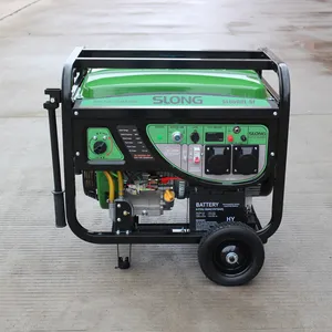 e-slong风冷双燃料5kw气体220伏便携式发电机