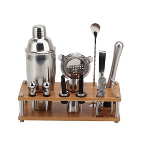 Juego de Coctelería en Oferta, Juego de Coctelería Boston Personalizado, Juego de Coctelería Martini de Acero Inoxidable, Kit de Barman, Juego de Herramientas de Bar, Juego de Regalo - Product Image 1