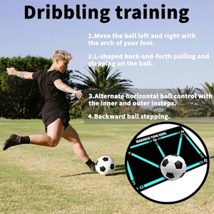 Sessiz futbol Footstep Footwork topları geliştirmek dayanıklı aracı ustalık Ideal uygulama çeviklik matkaplar futbol eğitimi paspaslar - Product Image 2