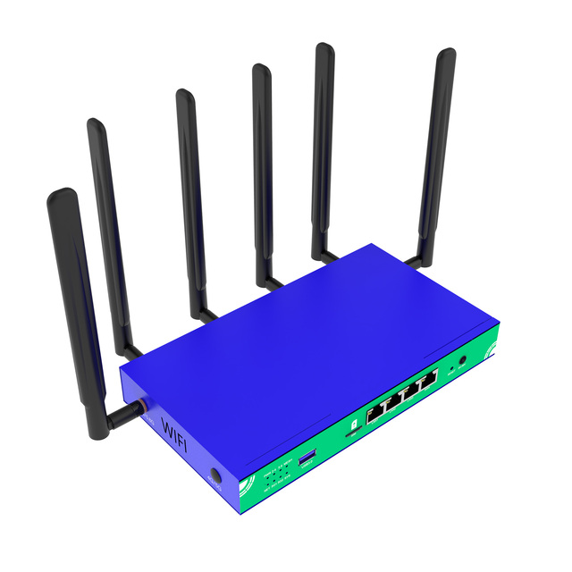 Huastlink OEM ODM Customization HC851 5G Enterprise Routers WiFi 6 Dual Band CPE Modem SIM Card Slot Cellular Router OpenWRT