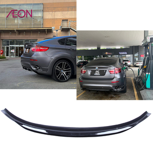 For E71 Style Carbon Fiber <b>Rear</b> <b>Spoiler</b> Trunk Wing 2007-2014 - Product Image 2