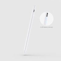 Stylet en gros pour iPad 2018-2026, crayon actif avec détection d'inclinaison et rejet de la paume, charge rapide Type-C, certifié CE RoHS pour l'école