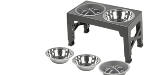 Mangkuk Perjalanan dari Baja Tahan Karat & Plastik untuk Kucing dan Anjing-Portabel 2 in 1 Ramah Lingkungan - Product Image 3