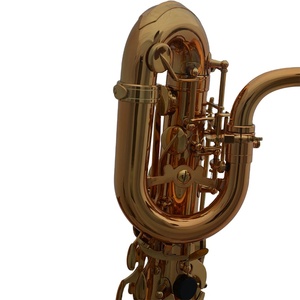 Saxofón de latón con llave de E bajo superior JSBS-180, para rendimiento profesional, cuarteto, solista, música de viento occidental, dorado - Product Image 3