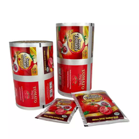Rouleau de Film d'emballage de Sauce tomate en plastique, feuille d'aluminium de qualité alimentaire