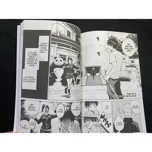 Tapa blanda para adultos Tapa dura Encuadernación perfecta manga japonesa libros impresora offset Impresión de cómics personalizada