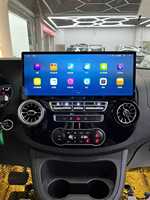 Reproductor Multimedia para Auto de 17 Pulgadas con Android 13, CarPlay, Android Auto, DSP, GPS Integrado de 1 Año, Pantalla Táctil para Mercedes-Benz Vito W447 2014-2016