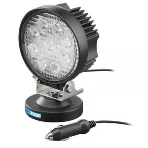 FERVI - 0713/27 <b>Led</b> floodlight with <b>magnetic</b> base with 9 3W <b>led</b> - EAN 8012667285432 INSPECTION <b>LIGHTS</b> - Product Image 1