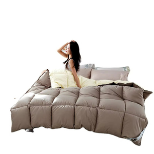 Mùa xuân mùa thu mùa đông nhà khách sạn nóng bán lông Quilt Silky Nữ Hoàng Vua 200*230cm 3ply vịt xuống điền Duvet Comforter Bộ - Product Image 6