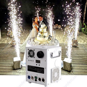 Máquina de Chispas Frías Pirotécnicas DMX de Metal Negro de 600W, Portátil, Venta al por Mayor de Fábrica, Máquina Electrónica de Chispas para Bodas y Fiestas - Product Image 4