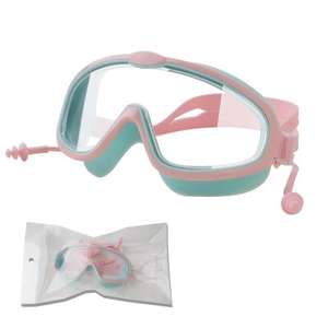 <span class=keywords><strong>Lunettes</strong></span> de natation grand cadre étanche anti-buée <span class=keywords><strong>avec</strong></span> des bouchons d'oreille monobloc <span class=keywords><strong>lunettes</strong></span> de natation pour enfants - Product Image 1