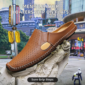 Mocasines de Hombre, Zapatos de Conducir, Gommino, Penny Flats, de Cuero, Hechos a Mano, Casuales, de Negocios, Transpirables, Ligeros, de Primavera - Product Image 2