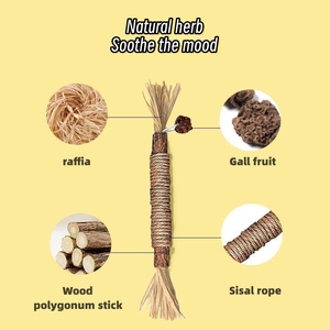 Bâtonnets de Soin Dentaire 100% Naturels pour <span class=keywords><strong>Chat</strong></span> en Rotin et Herbe à <span class=keywords><strong>Chat</strong></span> Argentée, Bâtonnets de Nettoyage des Dents à la <span class=keywords><strong>Menthe</strong></span> pour Chatons, Jouets à Mâcher pour <span class=keywords><strong>Chat</strong></span> - Product Image 3