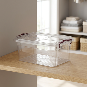 CATEEM MRD014 Large 7.5L Durable <b>Plastic</b> Wheeled Lockable Eco-Friendly Classic Rectangle Sturdy Food Safe Freshness <b>Storage</b> <b>Bin</b> - Product Image 2