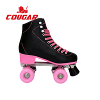 Bigougar — rollers à talons hauts pour femme, chaussures à Double roulettes, semelles en Pu