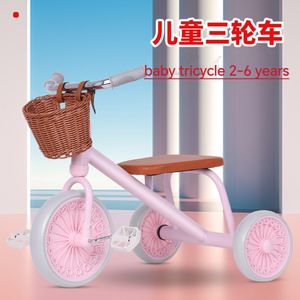 Vélo à 3 roues pour enfants, 2-6 ans, avec roues EVA larges, anti-basculement, alternative au scooter, tricycle pour bébé - Vente flash - Product Image 2