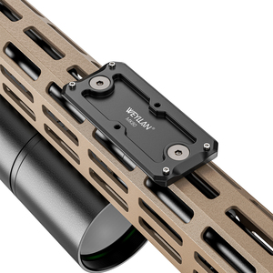 Adaptador de Montaje para Bípode WEYLLAN MK80/MK180 M-LOK Arca Rail, Placa de Liberación Rápida ARCA/RRS, Aleación de Aluminio Ligera L99 - Product Image 6