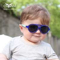 Gafas de sol infantiles de silicona flexible de alta calidad con certificación CPC para niños, gafas polarizadas personalizadas UV400 para bebés, piloto de 1 a 3 años