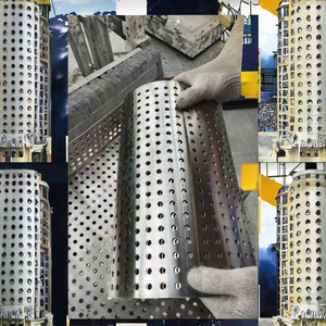 Lỗ Nhỏ Trang Trí Thép Không Gỉ Sắt Loa Lưới Đấm Tăng Cường Quá Trình Ảnh Khắc Sắt Trang Trí Mô Hình 013 OEM - Product Image 4