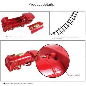 2024 nouvel article électrique noël train jouets ensembles autour <span class=keywords><strong>de</strong></span> l'arbre avec lumière noël <span class=keywords><strong>chanson</strong></span> train sons vapeur - Product Image 3