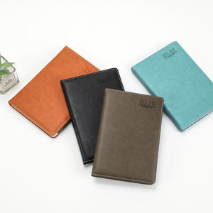 Agenda en cuir A5 personnalisable avec logo 2026, carnet de planification quotidienne et de calendrier - Product Image 1