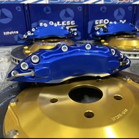 Kit de Frenos de Alto Rendimiento con Caliper de 4 Pistones AP5200 para vw Golf Mk5 Mk6 gti Mk7 E46 E90 Accesorios para Automóviles hyundai Santafe 2019