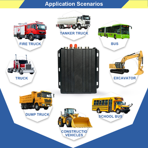 Full HD 4CH 1080P SD Card DVR נייד עם מעקב אחר רכב GPS עבור מונית משאית אוטובוס - Product Image 4