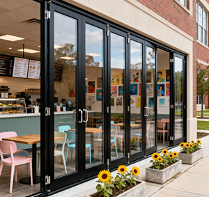 <span class=keywords><strong>Porte</strong></span> <span class=keywords><strong>de</strong></span> <span class=keywords><strong>garage</strong></span> robuste en alliage d'aluminium à double battant inclinable avec inserts <span class=keywords><strong>de</strong></span> fenêtre amovibles pour usage extérieur, garantie 5 ans - Product Image 5