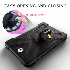 เคสกันกระแทกสำหรับ <span class=keywords><strong>Samsung</strong></span> Galaxy <span class=keywords><strong>Tab</strong></span> <span class=keywords><strong>S4</strong></span> 10.5 นิ้ว 2018 รุ่น T830/T837/T835 พร้อมขาตั้งในตัวและสายคล้องมือ - Product Image 3