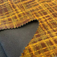 Tissu en polaire doublé softshell 2 couches de haute qualité, 100 % polyester, imprimé, effet daim doux, pour vêtements d'extérieur